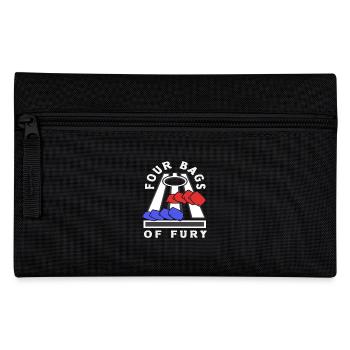 Four Bags Of Fury Cornhole Spieler - Federtasche - Schwarz - Vorne