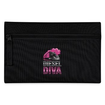 Women In Trucking Female Trucker Pride - Pencil Case - black - Front