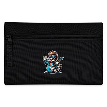 Cat Rock and Roll Guitarist - Pencil Case - black - Front
