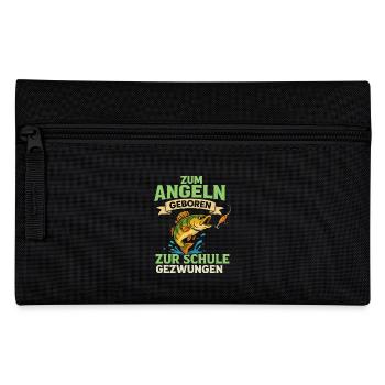 Born to Fish – School Humor for Kids - Pencil Case - black - Front
