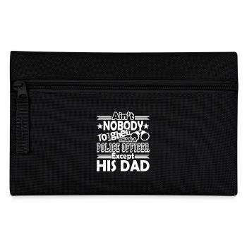 Police Officer Dad Ain't Nobody Together - Pencil Case - black - Front