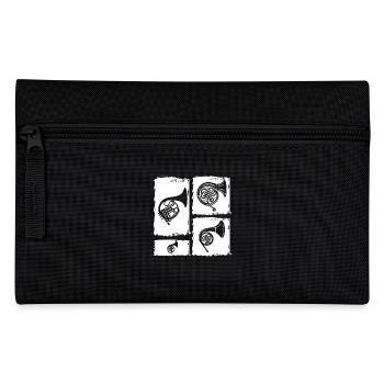 Horn player French horn - Pencil Case - black - Front