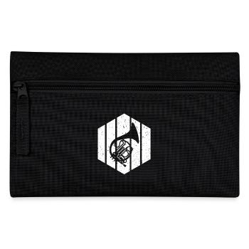 Horn player French horn - Pencil Case - black - Front