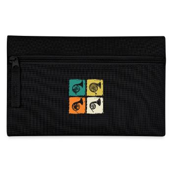 Horn player French horn - Pencil Case - black - Front