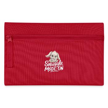 Cuddle Alarm: Snuggle Mode On Cute - Pencil Case - red - Front