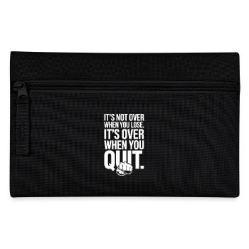 Ce n’est pas fini quand vous perdez la motivation de la persévérance - Trousse - noir - Devant