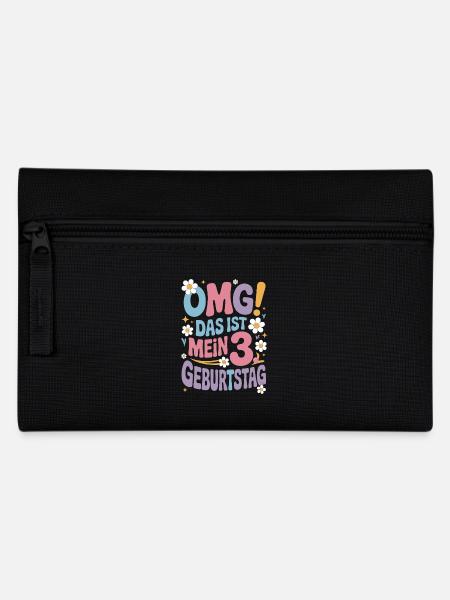 3. Geburtstag Mädchen Das Ist Mein 3. Geburtstag - Federtasche - Schwarz