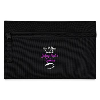 Cosmetics Beautician Microblading Make-up - Pencil Case - black - Front