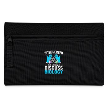 Molecule Structural Formula - Pencil Case - black - Front
