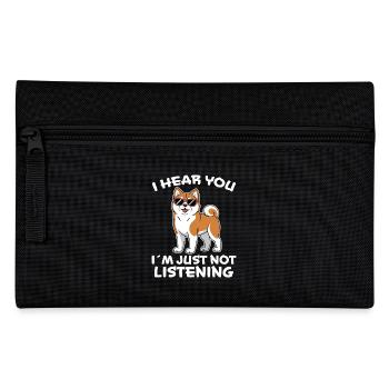 Akita Dire Akita Inu Chiens Drôle Akita Cadeau - Trousse - noir - Devant