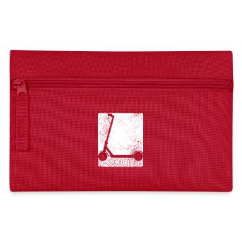 E-scooter, scooter électrique avec batterie - Trousse - rouge - Devant