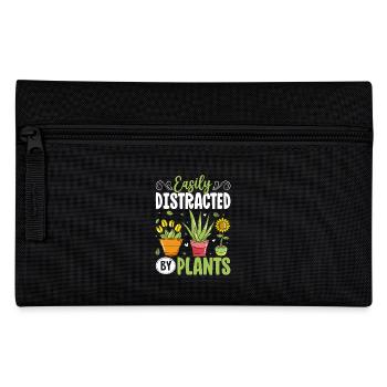 Easily Distracted By Plants - Pencil Case - black - Front