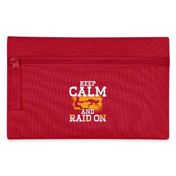 Kabaddi India Wrestling Keep Calm And Raid On - Trousse - rouge - Devant