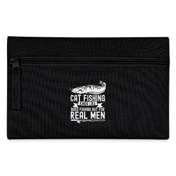 Catfish fishing: almost like bass fishing for real men - Pencil Case - black - Front