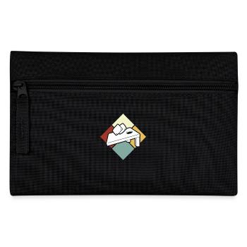 Cornhole Spieler Leidenschaft - Federtasche - Schwarz - Vorne