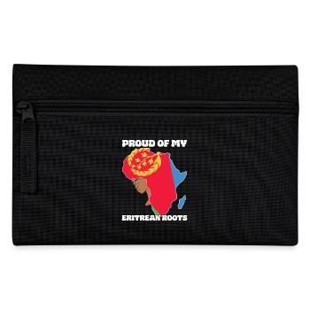 Stolz Auf Meine Eritreischen Wurzeln - Federtasche - Schwarz - Vorne