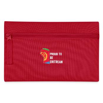 Stolz Eritreer Zu Sein Flagge Motiv - Federtasche - Rot - Vorne