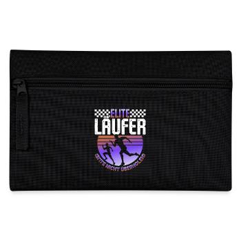 Laufen ELITE LÄUFER BITTE NICHT ÜBERHOLEN Lustiges - Federtasche - Schwarz - Vorne