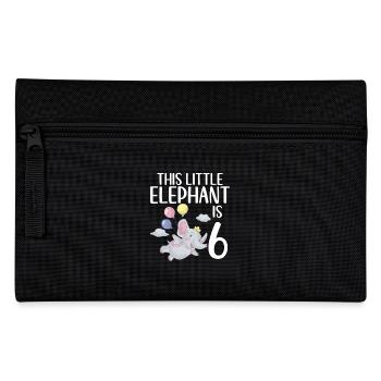 Cadeaux d’amoureux des éléphants - Trousse - noir - Devant