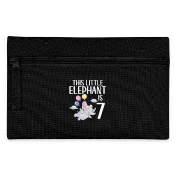 Cadeaux d’amoureux des éléphants - Trousse - noir - Devant