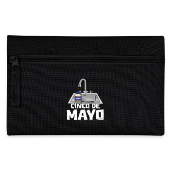 Cinco De Mayo Funny Washbasin Motif - Pencil Case - black - Front