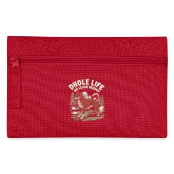 Dhole Lover Wildlife Canid Asiatic Wild Dog - Pencil Case - red - Front