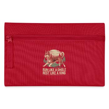 Dhole Lover Wildlife Canid Asiatic Wild Dog - Pencil Case - red - Front