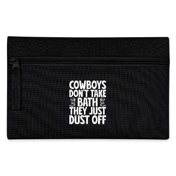 Rodeo Horse Riding Cowboys Don´t Take Bath Cowboys - Federtasche - Schwarz - Vorne