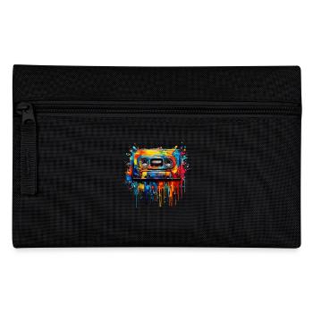 Music cassette - Pencil Case - black - Front