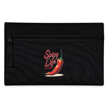 Spicy Life – Chili Vibes für jeden Tag - Federtasche - Schwarz - Vorne