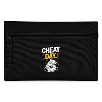 Cheat Day Fitness Enjoyment Break Training Workout - Pencil Case - black - Front