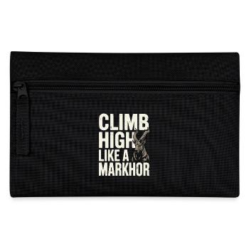 Markhor Lover Faune Animale Chèvre Sauvage Pakistan - Trousse - noir - Devant