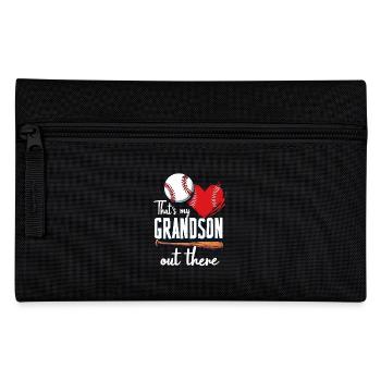 Baseball Mamie Mamie Joueur de baseball Grand-mère Grand-mère - Trousse - noir - Devant