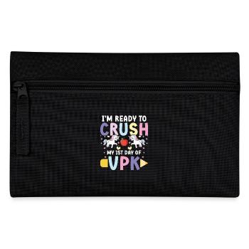 Je suis prêt à commencer ma première journée de vpk - Trousse - noir - Devant