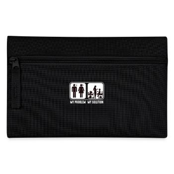 STEM Teacher My Problem My Solution Pictogram Mom - Federtasche - Schwarz - Vorne