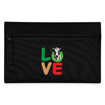 LOVE KUH - Federtasche - Schwarz - Vorne