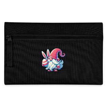 Ostern Gnom Mit Ei Wichtel Zwerg - Federtasche - Schwarz - Vorne