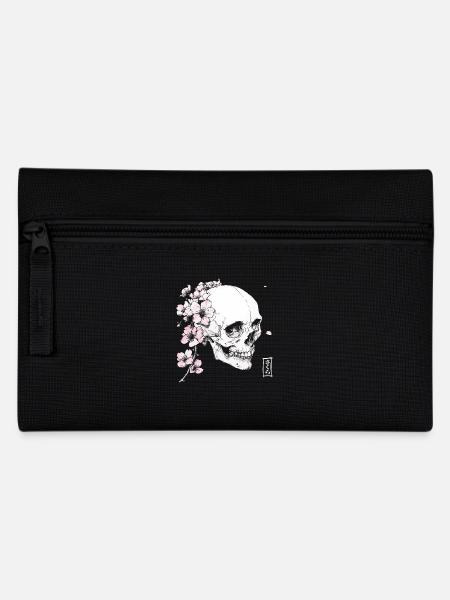 Crâne de cerisier en fleur de cerisier de style japonais - Trousse - noir