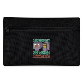 Statistician Statistically Speaking Data Analysis - Pencil Case - black - Front