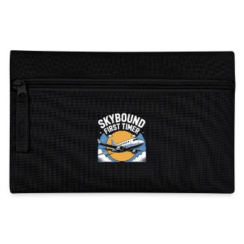 First time flying Travel Memory Sky - Pencil Case - black - Front