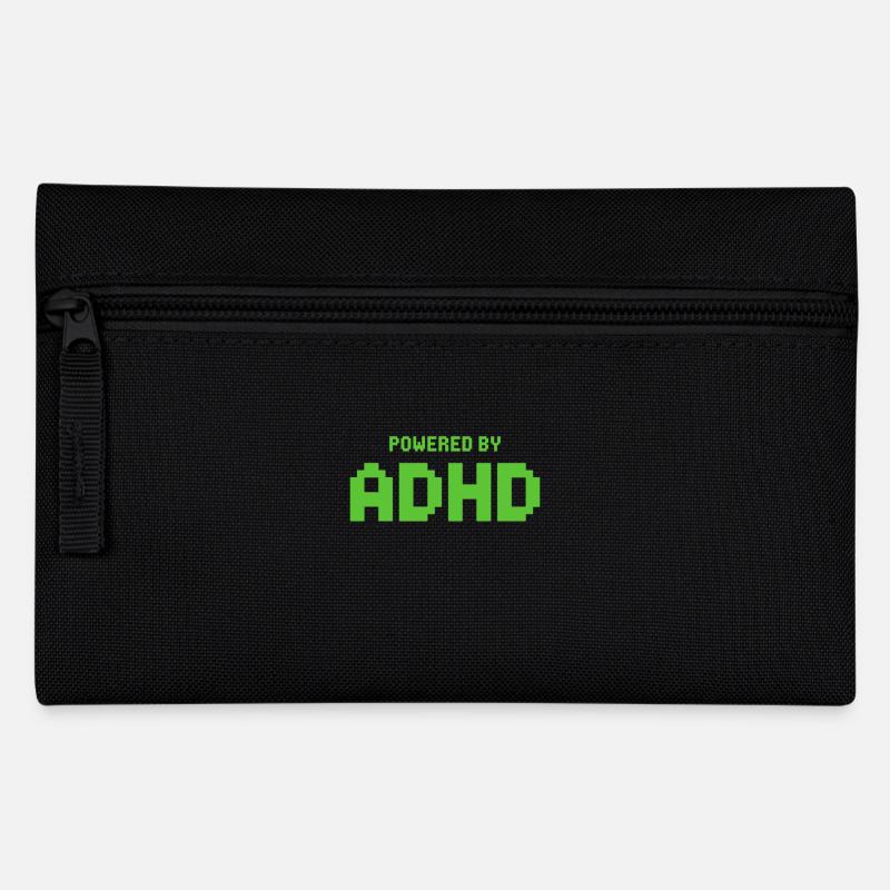 ADHD - Pencil Case - black