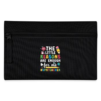 The small reasons are enough for me - Pencil Case - black - Front