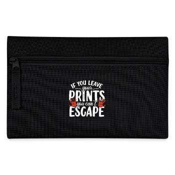 Funny Forensics Scientist Forensic Investigator - Pencil Case - black - Front