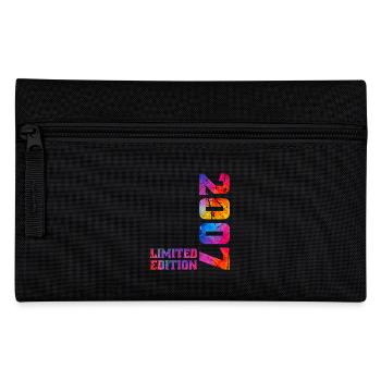 18 Jahre alt Jahrgang 2007 18. Geburtstag Junge Mädchen - Federtasche - Schwarz - Vorne