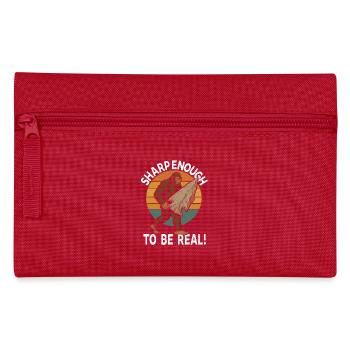 Flint Arrowheads Arrowhead Hunter Bigfoot - Pencil Case - red - Front