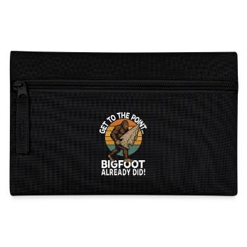 Bigfoot Feuerstein Steinbearbeitung Pfeilspitzen - Federtasche - Schwarz - Vorne