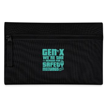 Gen X Wir Sind Der Grund Für - Federtasche - Schwarz - Vorne