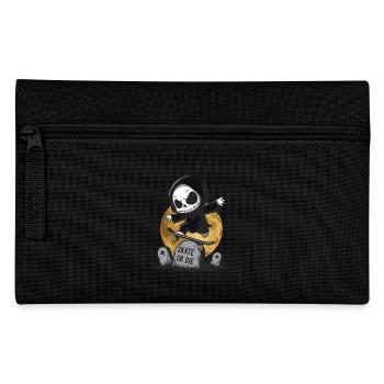 Skate or Die – Grim Reaper on a skateboard - Pencil Case - black - Front