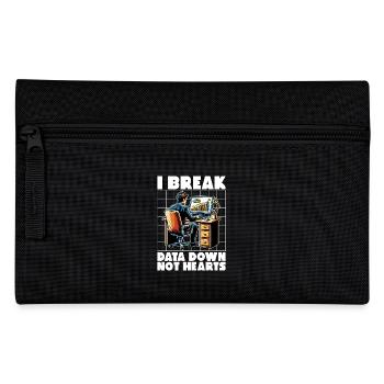 Statistician I Break Data Down Loves Accounting - Pencil Case - black - Front