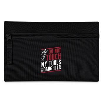 Mechanic Do Not Touch My Tools Or My Daughter - Pencil Case - black - Front